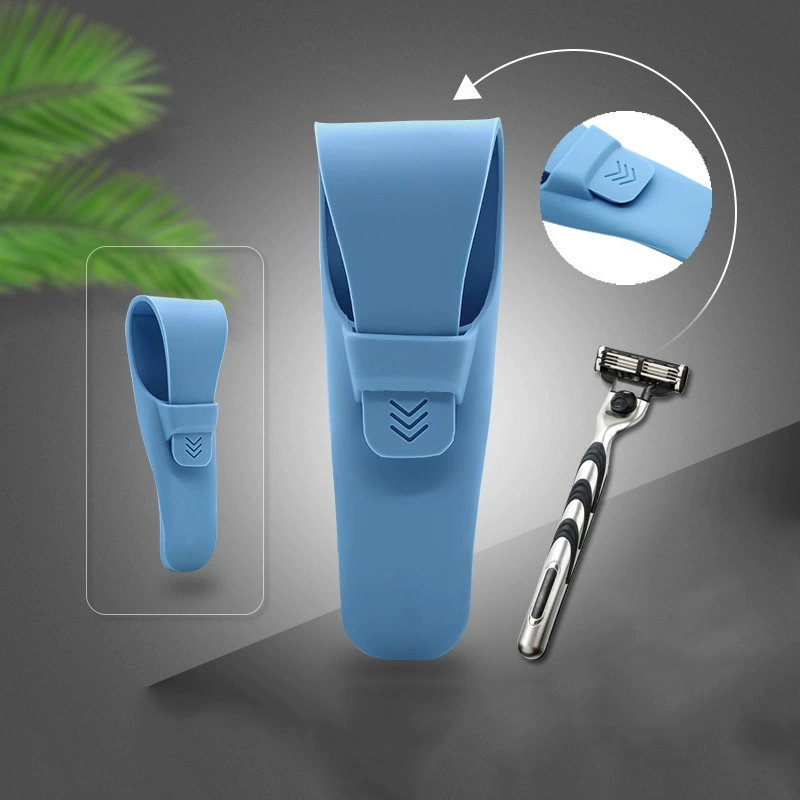 Silicone razor, old-fashioned storage system, protective case, (Physicals)