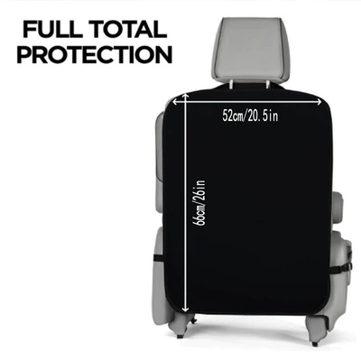 Chair back anti-kick pad cover transparent anti-dirty cushion - black-thickened-waterproof-oxford-cloth-6652cm