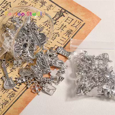 Zərgərlik ara hissələri Bright Silver Spacer Bead Pendant DIY