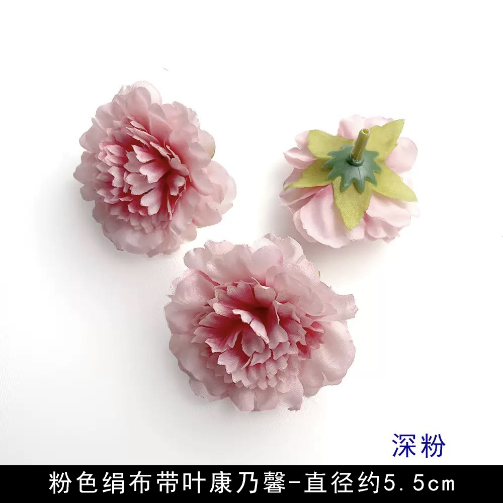 Flores artificiales flores rosadas bricolaje accesorios hechos a mano tocado de estilo antiguo accesorios de material de flor de horquilla arreglos florales de pared de flores de boda