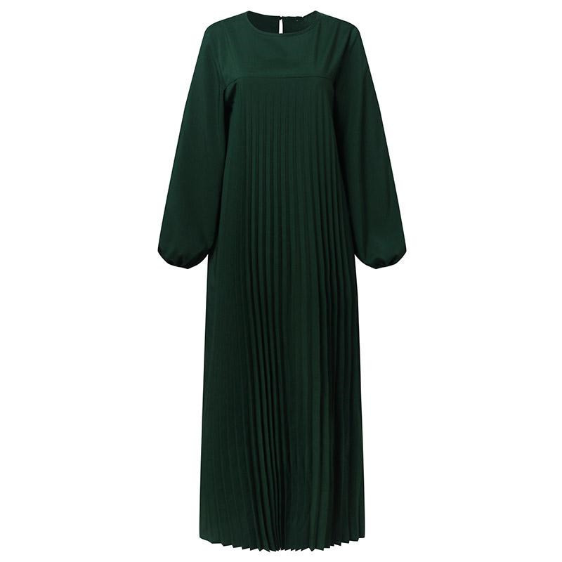 Abito musulmano elegante da donna stile arabo a maniche lunghe_voghion.com