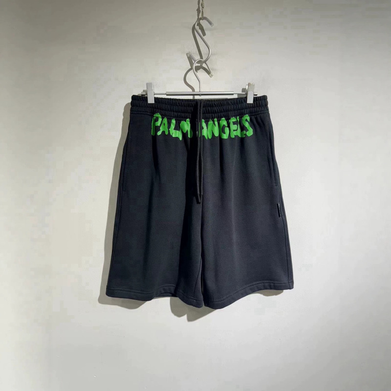 P Brand 2026Aw Summer New Graffiti Font Print Casual Loose Fashion Shorts Men's Street Style