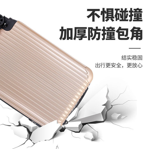 20-inch adult pull-along suitcase with logo printing, large capacity, swivel wheels, student travel suitcase, lockable box, travel case for wholesale