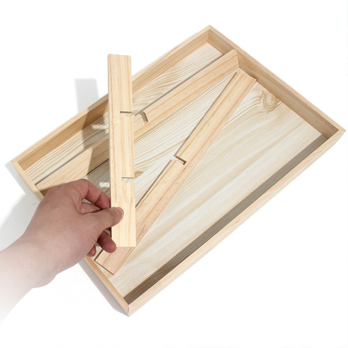 High-Grade Wooden Eight-Compartment Sunglasses Box Display Box Storage Box Six-Compartment Multi-Compartment Tray Sunglasses Box Eyeglasses Box Wholesale