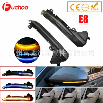 Suitable for Audi A6 C7 C7.5 RS6 S6 4G modified LED dynamic running water light rearview mirror turn signal