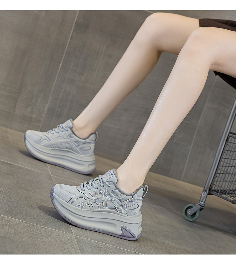 Giày sneaker nữ đế dày phong cách thể thao thời trang — M2997-1 Lông xám, M2997-1 Lông champagne, M2997 Lót đơn champagne, M2997 Lót đơn xám chi tiết 13