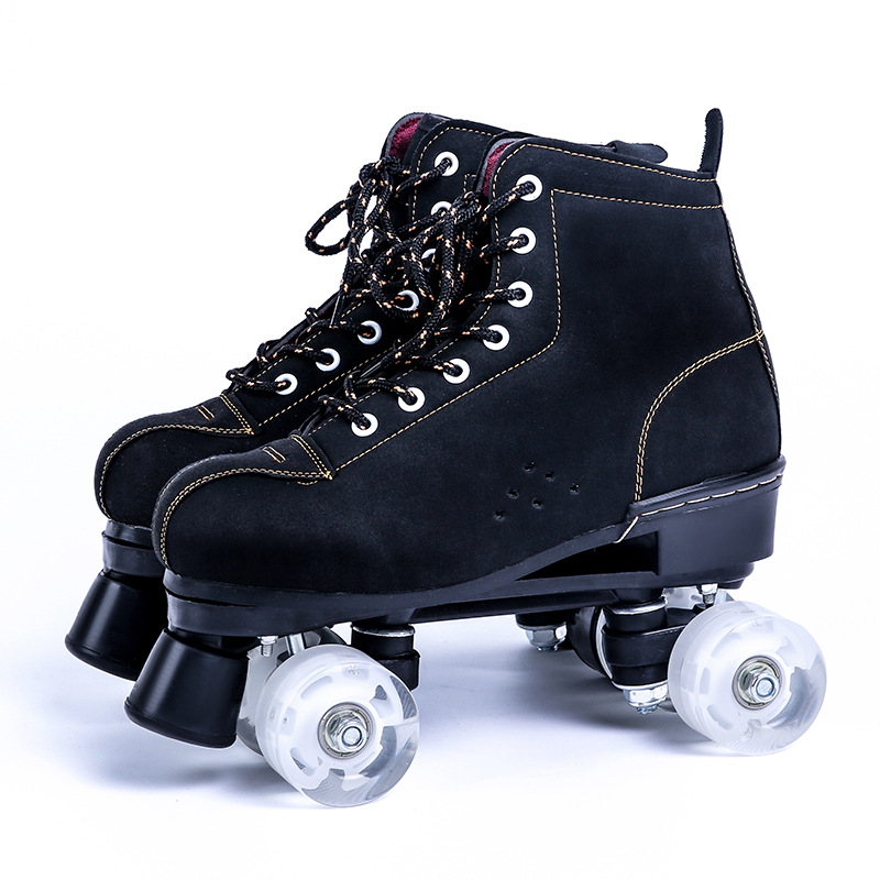 Patines de cuatro ruedas Roller Skates patines de ruedas para adultos hombres y mujeres patines de ruedas dobles patines deportivos flash