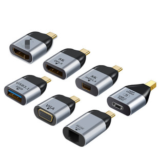 Type-C to HDTV�DVga/DP/Gb/mDPͶ��4K@60Hz����ҕ�l��ݔ���D�Q�^