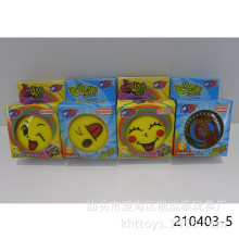 儿童外贸食品杂志赠品小玩具/四款笑脸表情灯光YOYO悠悠球/溜溜球