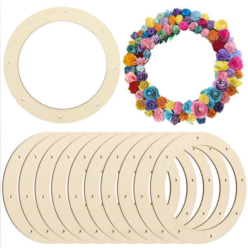 Cross-Border Best-Selling Amazon Wooden Crafts Wreath Slice Frame DIY Holiday Valentine's Day Easter Wedding Cross-Border Best-Selling Amazon Wooden Crafts Wreath Slice Frame DIY Holiday Valentine's Day Easter Wedding
