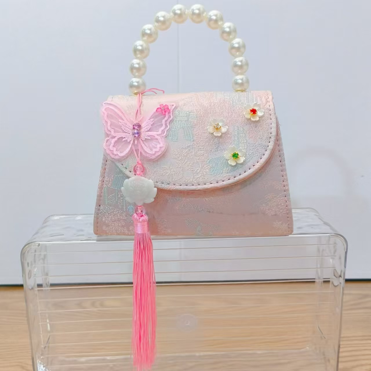 Nuevo estilo antiguo bolso para niños bolso de mensajero lindo para niña bolso de hombro de viaje de niña de estilo chino bolso de hombro de todo fósforo