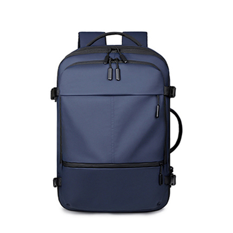 Nueva mochila de gran capacidad para hombres, mochila de cercanías de moda casual, anti-salpicaduras, resistente al desgaste, bolso de computadora de negocios