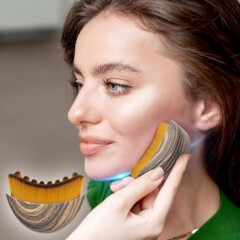 新款Lymphatic Contour Face Brush淋巴轮廓面部刷刮痧眼颈护理刷