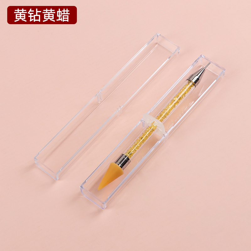 FUENTE Taladro de uñas de fábrica crayón de cera viene con taladro de punto pegajoso taladro de descarga taladro de succión pluma Punta de grano pluma herramienta de joyería