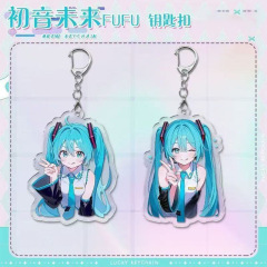 初音ミクFUFUキーホルダーストラップmiku周辺アクリルかばん車載掛け学生親友プレゼント