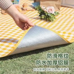 厂家直销野餐垫三层加厚户外露营帐篷地垫春游坐垫防水草坪垫子