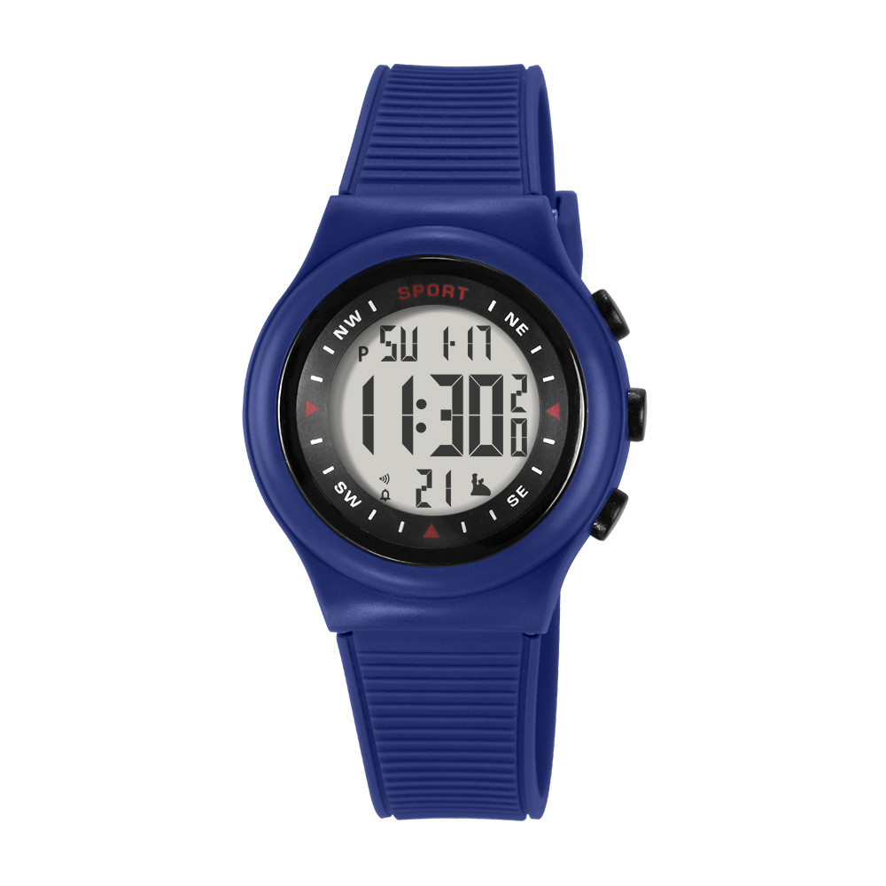 Nuevo reloj electrónico de deportes al aire libre de estudiantes de secundaria secundaria alarma de tiempo nocturna reloj electrónico multifuncional al por mayor