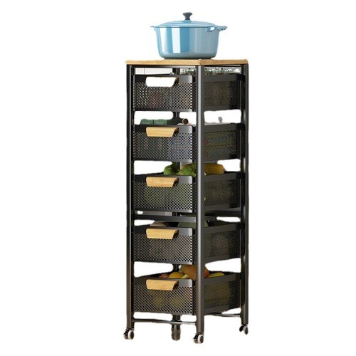 Hole board storage rack multi-layer floor-standing vegetable rack household upgraded rack all-in-one multi-functional sundry storage rack