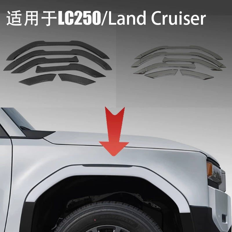 Применимо к 24 новым Prado LC250 оригинальным колесным бровям
