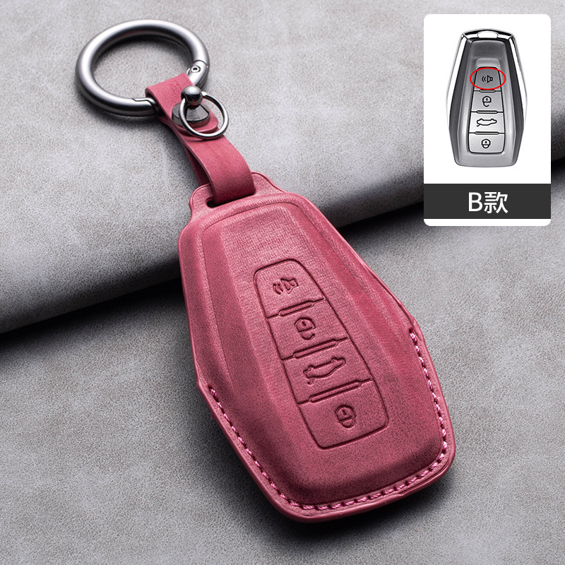 Geely B 버건디 링 버클