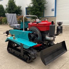 农用25马力水旱两用座驾式旋耕机柴油耕田机微耕机履带式拖拉机