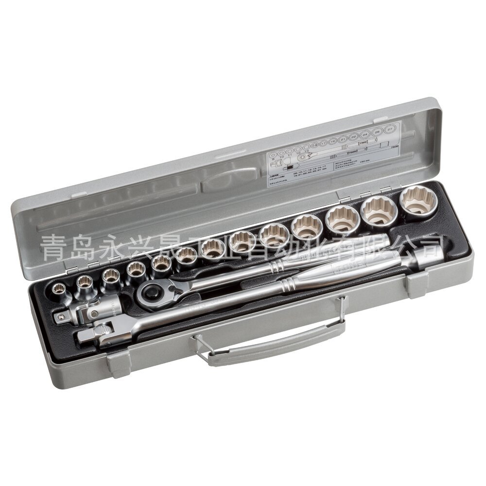 日本前田 TONE 套筒扳手套装  750M