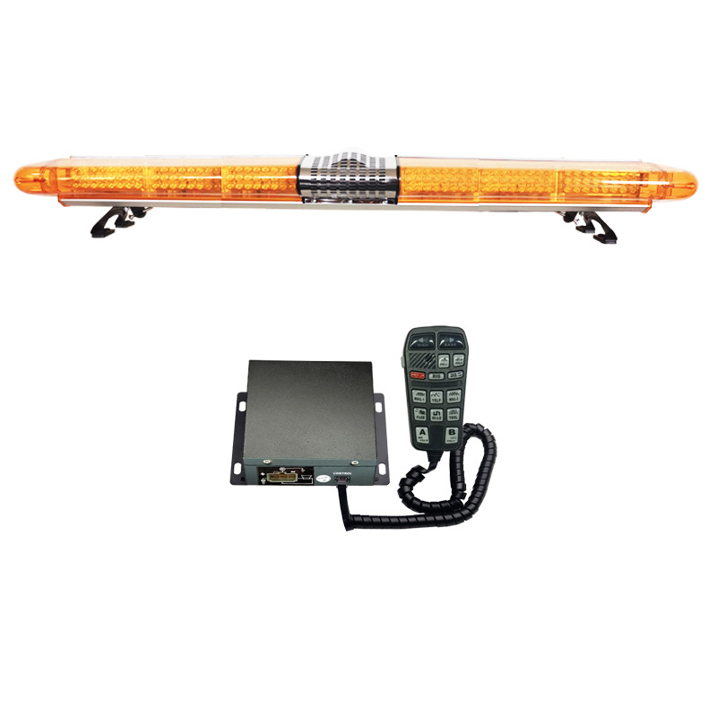 LED Roof Warning Light Yellow Long Row Strobe Roof Light 1.7m Light+Speaker+Siren JH9200R9