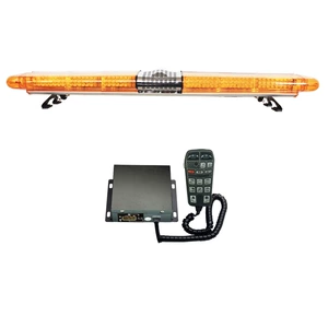 LED Roof Warning Light Yellow Long Row Strobe Roof Light 1.7m Light+Speaker+Siren JH9200R9