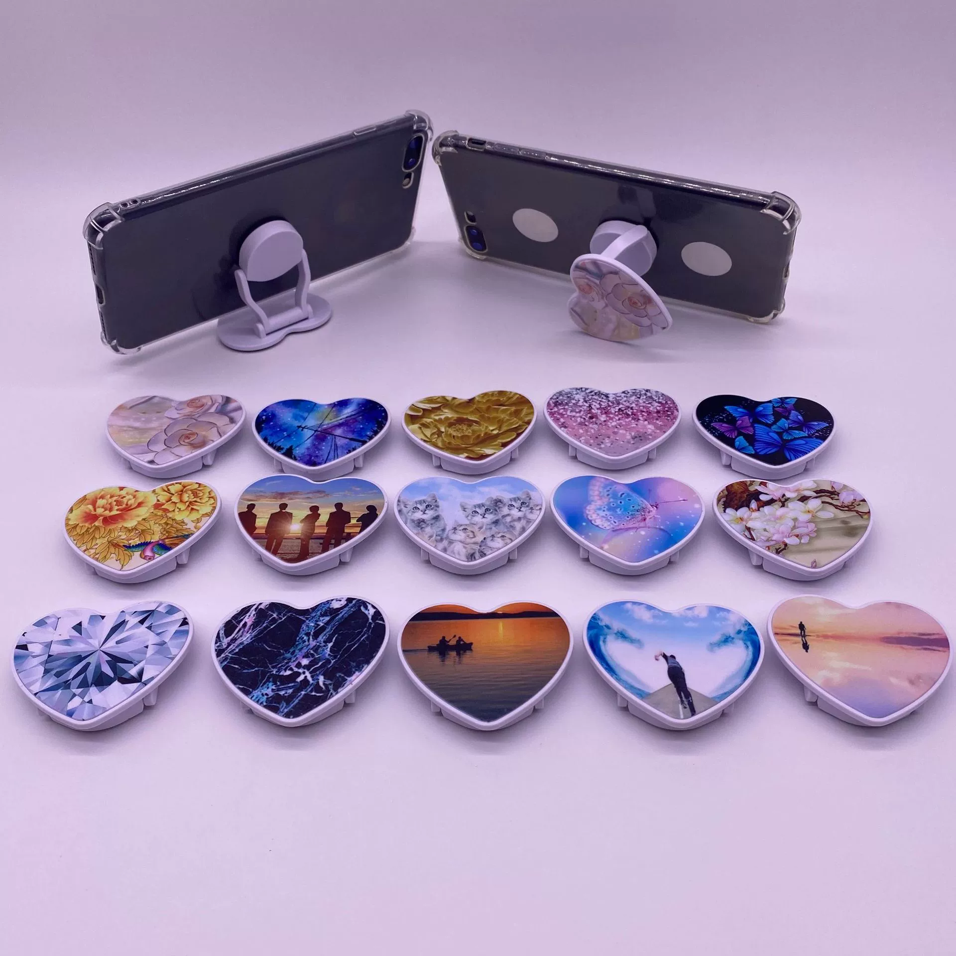 Новая 360 Вращающаяся любовь Складная Настольная подставка Складная подставка для мобильного телефона ленивая подставка для мобильного телефона дизайнерский подарок