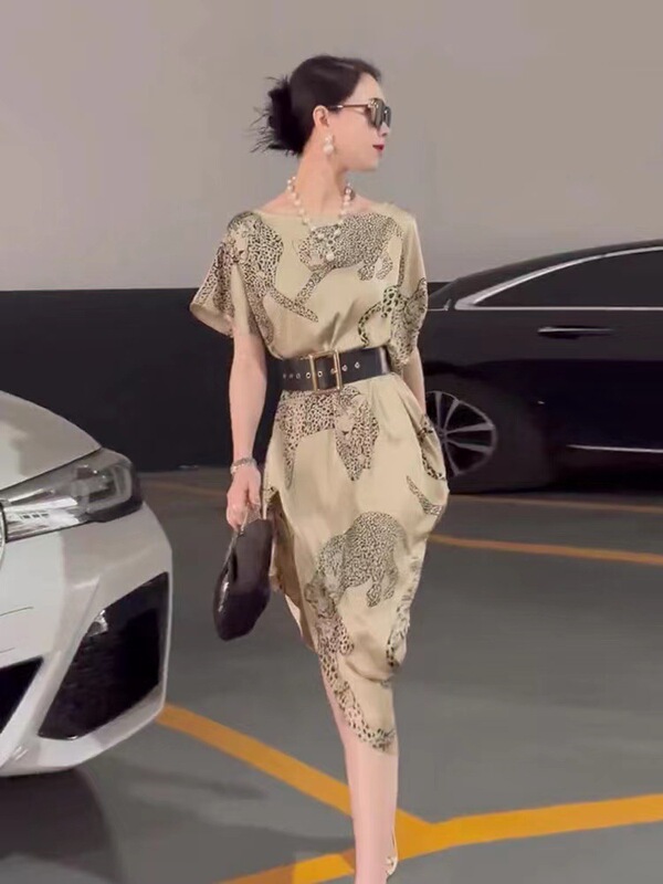 FL231336 exquisite dress aura powerful women's summer salt wear light ripe royal sister style formal occasion skirt