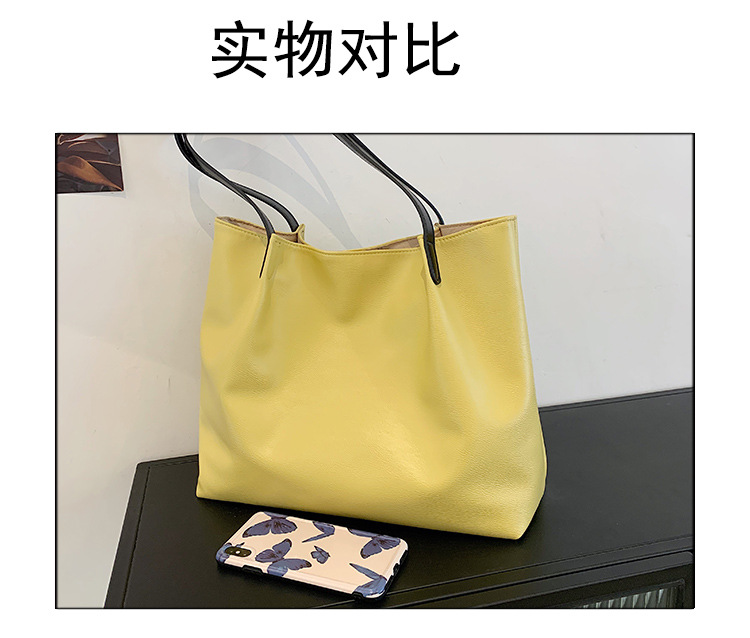 Fashion Simple Large-capacity Single Shoulder Tote Bag display picture 17