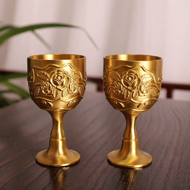 Copper creative wineglass