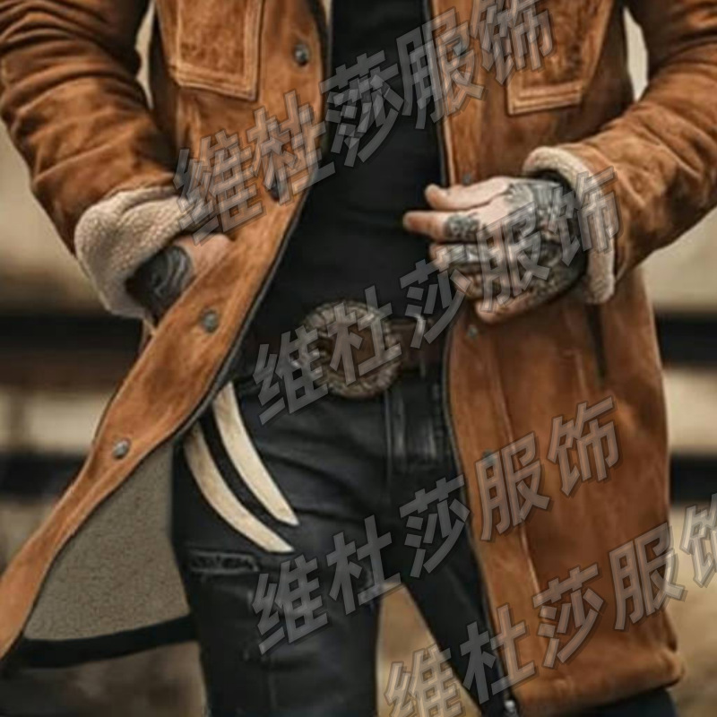 2024 otoño y invierno chaqueta de hombre gruesa larga chaqueta de seda europea y americana Amazon chaqueta de cremallera de color