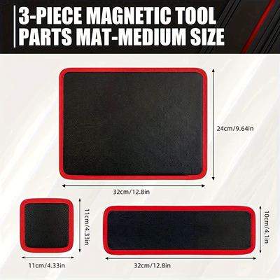 magnetic tool storage mats, popular – Repair kit - black-three-piece-set