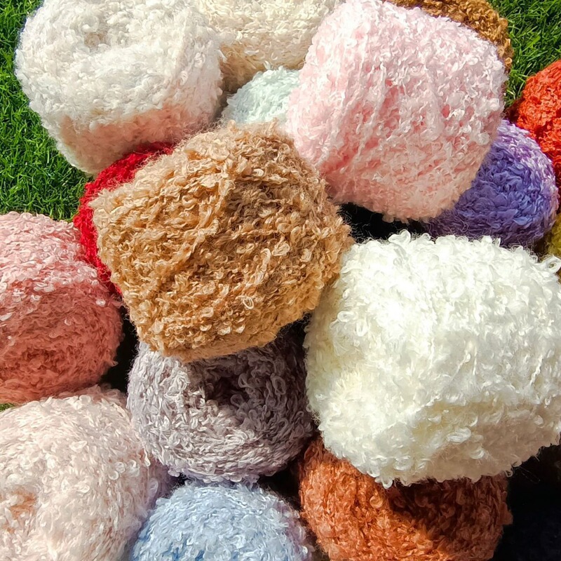 Wholesale xiangfeng wool loop yarn hand-mixed yarn coarse wool handmade DIY scarf sweater crocheted yarn