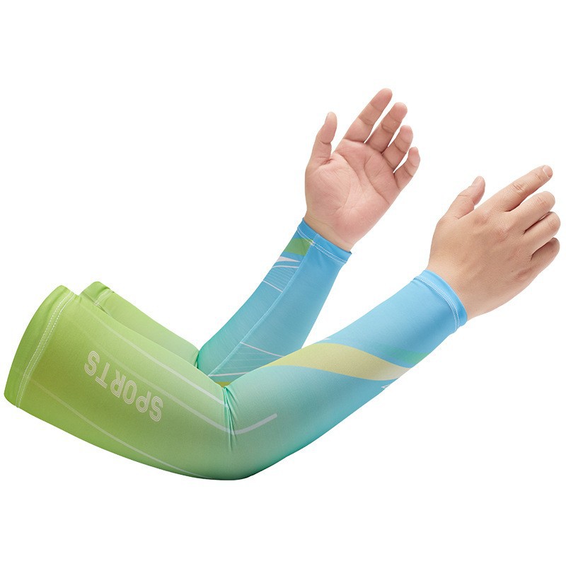 Manga de hielo de protección solar manga hombres y mujeres manga de mano de seda de hielo protección del brazo protección solar verano guantes delgados