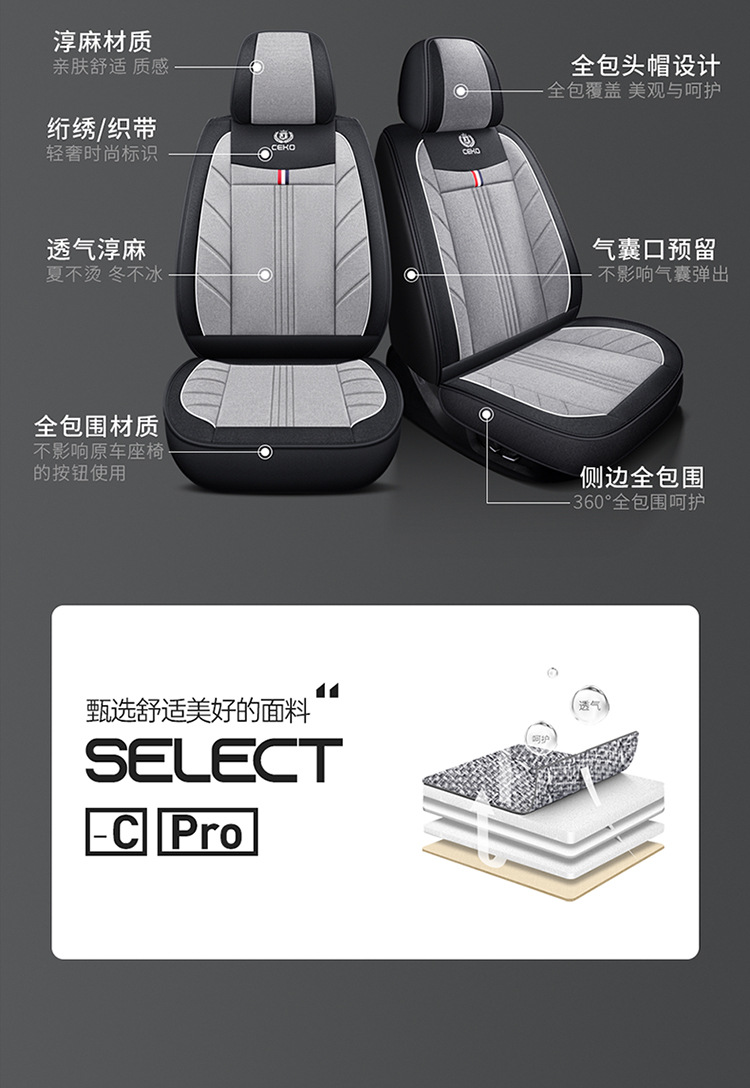 2025 New All-Inclusive All-Season Car Seat Cushion