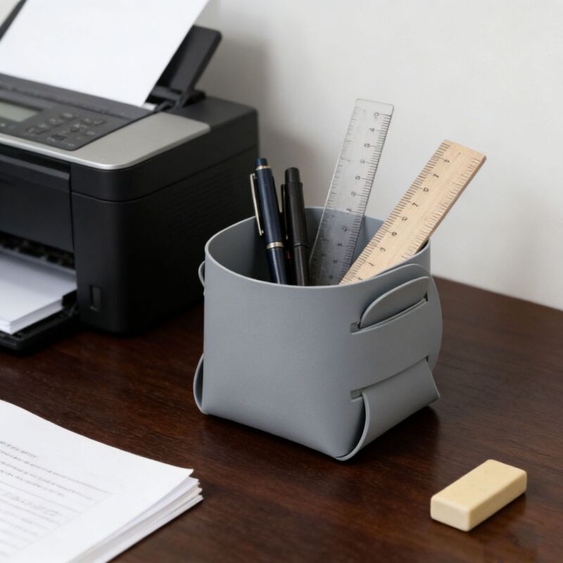 Fashionable and Exquisite Desk Storage Pen Holder, Home Coffee Table Remote Control Storage Basket, Bedroom Makeup Brush Organizer Fashionable and Exquisite Desk Storage Pen Holder, Home Coffee Table Remote Control Storage Basket, Bedroom Makeup Brush Organizer