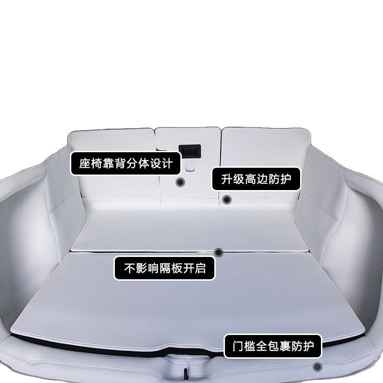 适用特斯拉Model焕新Y3汽车内饰用品全包围后备箱垫前后下备箱垫|undefined