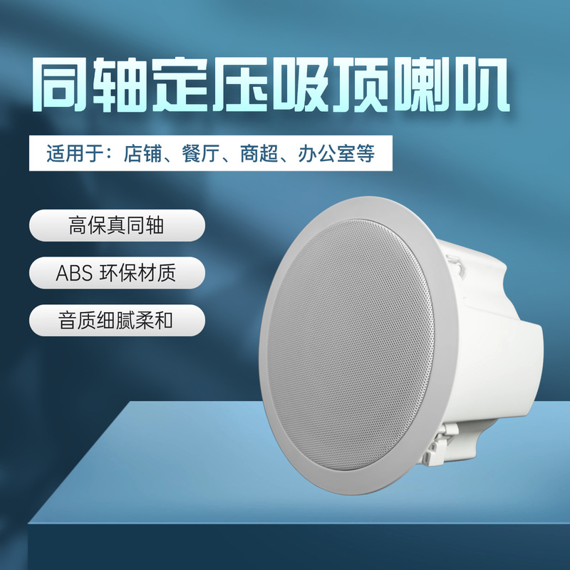 Embedded Audio Commercial Background Music Speaker Restaurant Store Ceiling Speaker Shop Home Ceiling Speaker