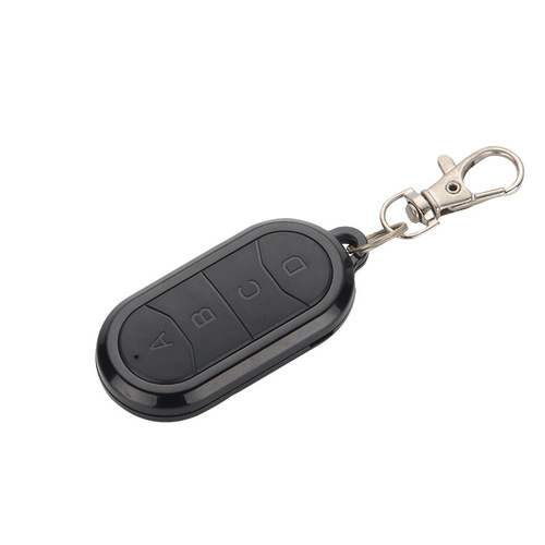 4-Button Roller Door Wireless Remote, Small Black Elliptical Electric Bike Anti-Theft Remote Key Wholesale