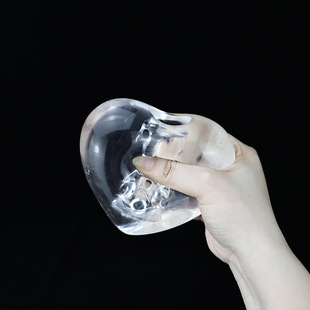 Transparent Crystal White Ornaments, Creative Accessible Luxury Home Men's Aircraft Cup Trainer, Tpe Soft Rubber Famous Sex Toy