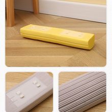 厂家批发高密度窄口灰色黄色通用吸水对折胶棉拖把头替换装