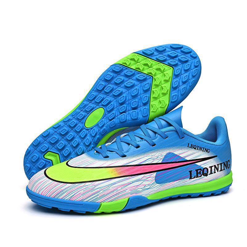Zapatos de Entrenamiento de Fútbol 17 AG de TPU y Gamuza Ligero para Césped Natural y Artificial