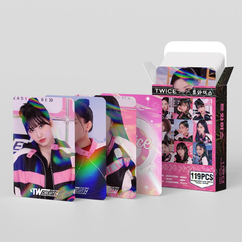 124 spot laser cards TWICE flash card new 13thmini With YOU-th collection card LOMO card