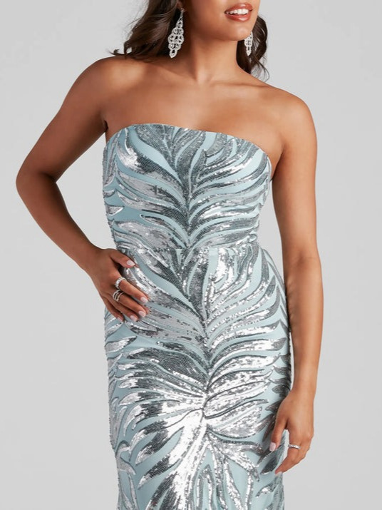 Europa y Estados Unidos transfronterizos nueva Amazon mujer fiesta vestido de sequilla sexy vestido vestido vestido vestido de ceremonia image 5