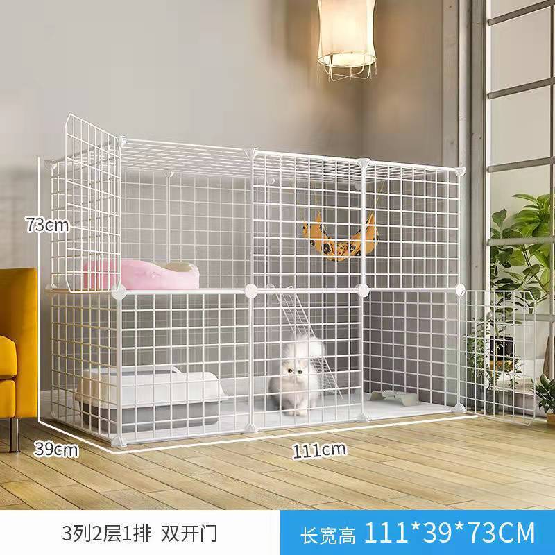 Jaula de gato super grande espacio libre de doble capa gato Villa gato mascota gato casa gato Casa Grande no inodoro integrado