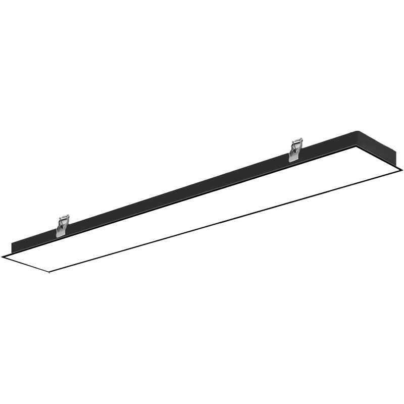 Rectangular incrustado led lámpara de oficina techo de yeso lámpara de tablero de lámpara para sala de reuniones image 5
