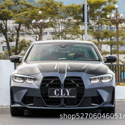 Suitable for BMW 3 Series G20/G28 modified M3 front bar middle net cover rear bar rear lip tail throat free lamp surround