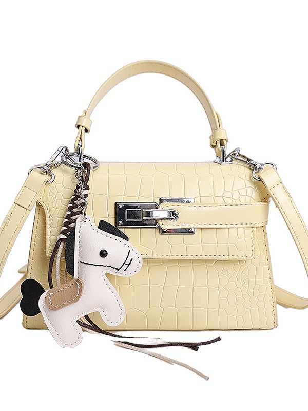 Bolsos de textura de nicho de cocodrilo de alta calidad, bolsos de mujer 2026 nuevos bolsos de mochila, bolsos de bloqueo de moda